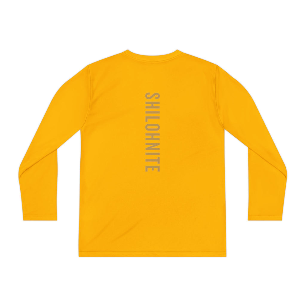 Youth Long Sleeve Tee - "The Best Gift Ever Holy Spirit" Christian Faith Shirt (Back SHILOHNITE)